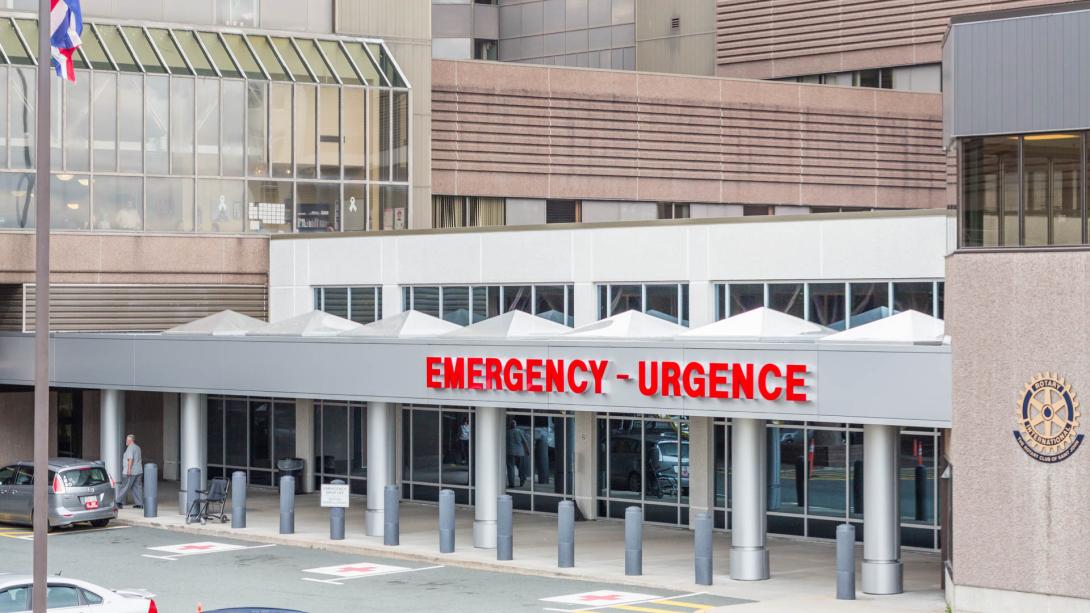 Image of Saint John hospital emergency entrance